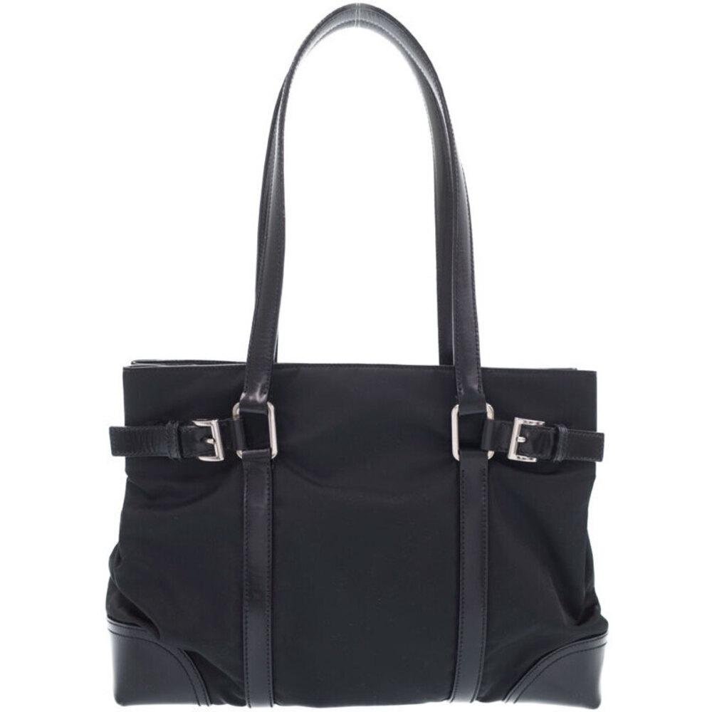Prada Tote Tessuto Bag Shoulder Vela Black